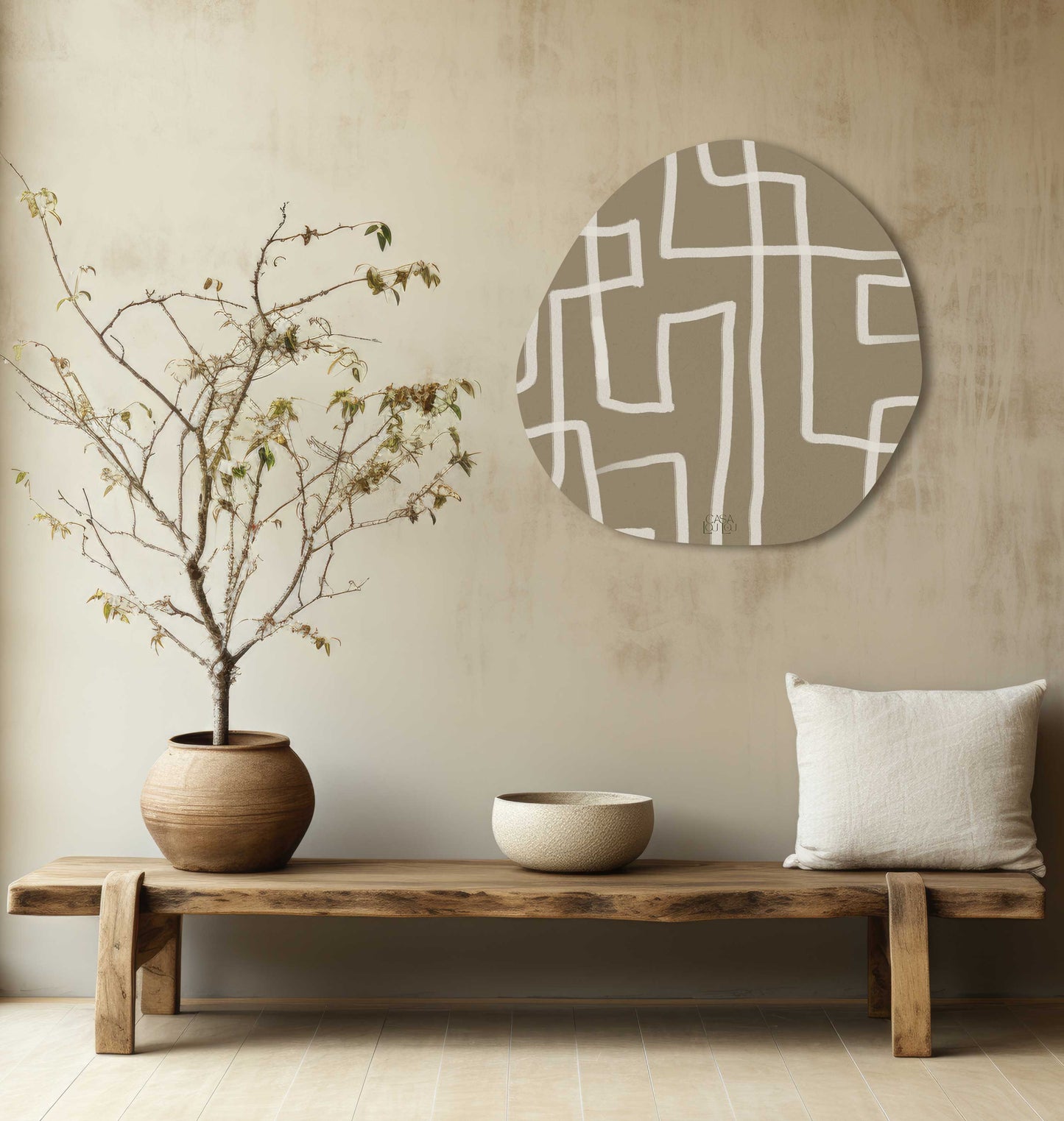 Organic wall circle | Casa Lou Lou Signature collection No.3