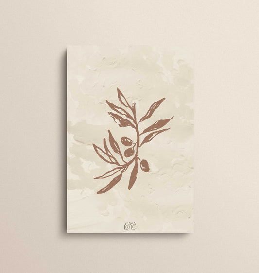 Rechthoekige wanddecoratie | Organic Serenity No.4