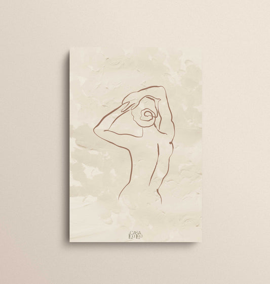 Rechthoekige wanddecoratie | Organic Serenity No.5