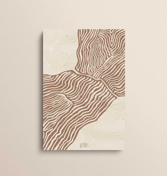 Rechthoekige wanddecoratie | Organic Serenity No.7